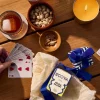 Candles & Room Fragrances-ECOYA HOLIDAY MINI GOLDIE CANDLE PEAR & BRANDY
