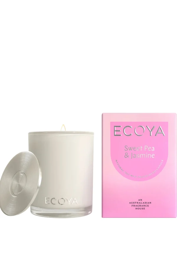 Candles & Room Fragrances-ECOYA MADISON CANDLE SWEET PEA & JASMINE