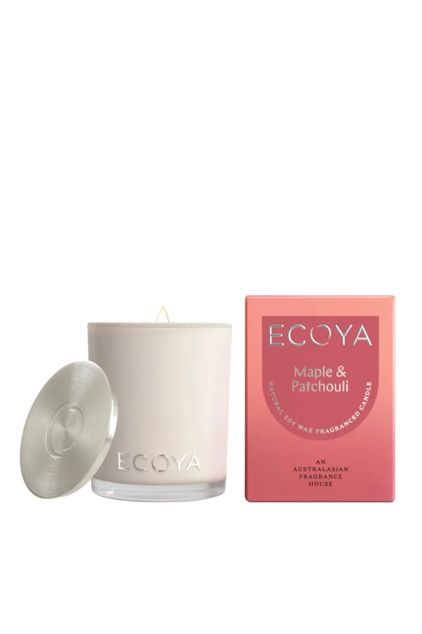 Candles & Room Fragrances-ECOYA MINI MADISON CANDLE MAPLE & PATCHOULI
