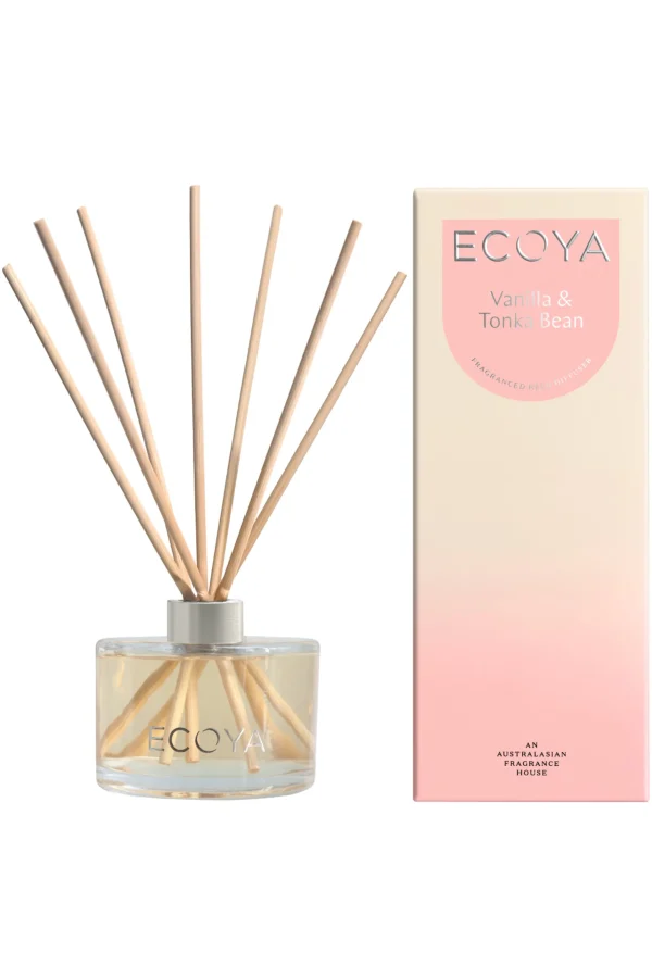 Candles & Room Fragrances-ECOYA REED DIFFUSER VANILLA & TONKA BEAN