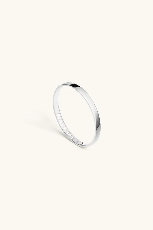 925 Sterling Silver | Jewellery-BLANK SPACE. ESSENTIAL BANGLE