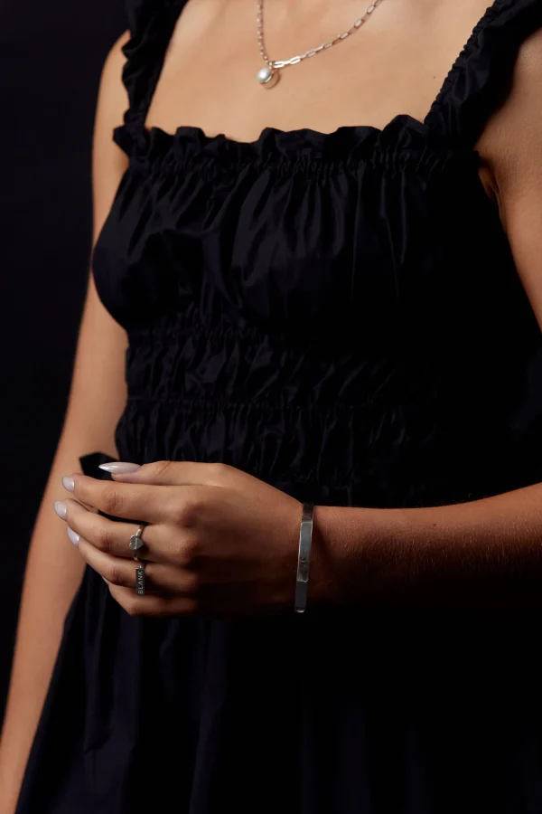 925 Sterling Silver | Jewellery-BLANK SPACE. ESSENTIAL BANGLE