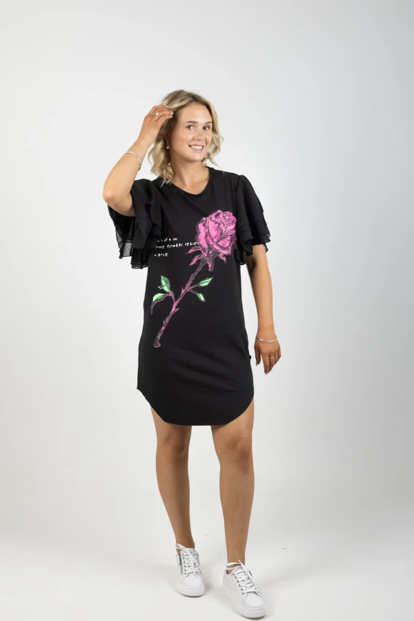 Dresses-FEDERATION +. BUTTERFLY DRESS ROSE