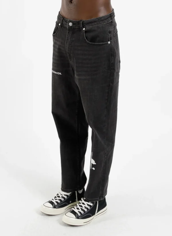 Denim-FEDERATION +. TAKE IT EASY JEAN TRIO WASHED BLACK