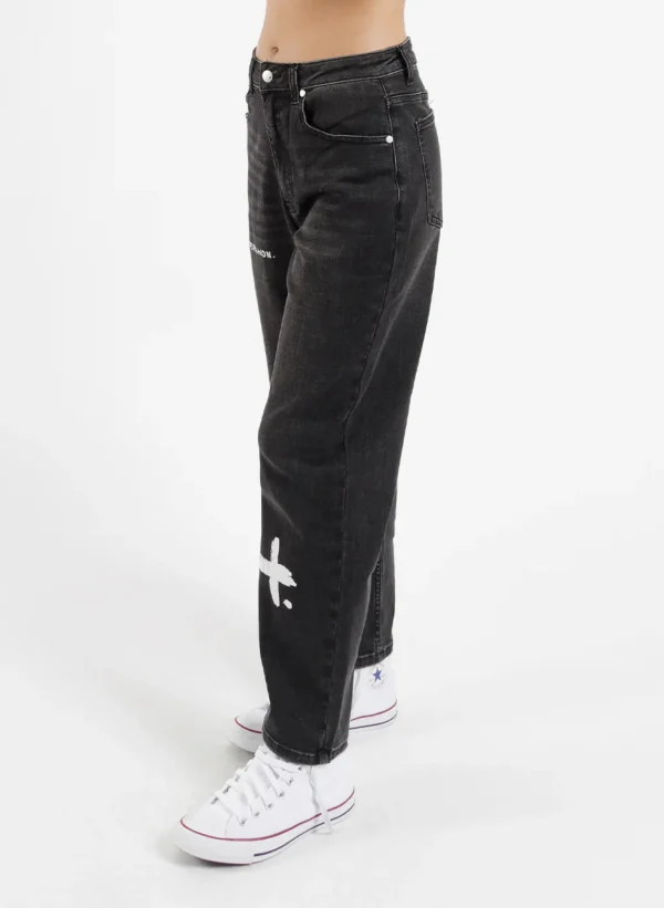 Denim-FEDERATION +. TAKE IT EASY JEAN TRIO WASHED BLACK