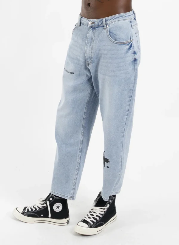 Denim-FEDERATION +. TAKE IT EASY JEAN TRIO WASHED BLUE