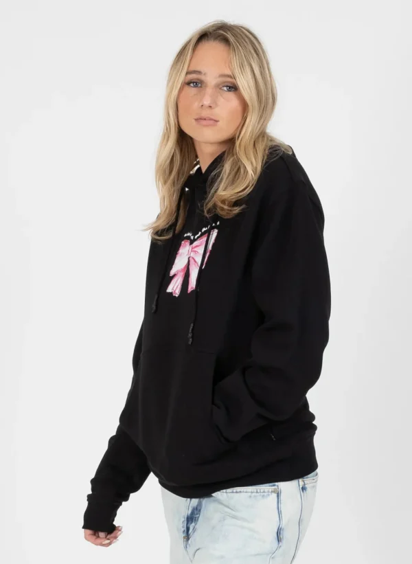 Sweaters & Knitwear-FEDERATION +. TOURING HOOD LITTLE GIFT BLACK