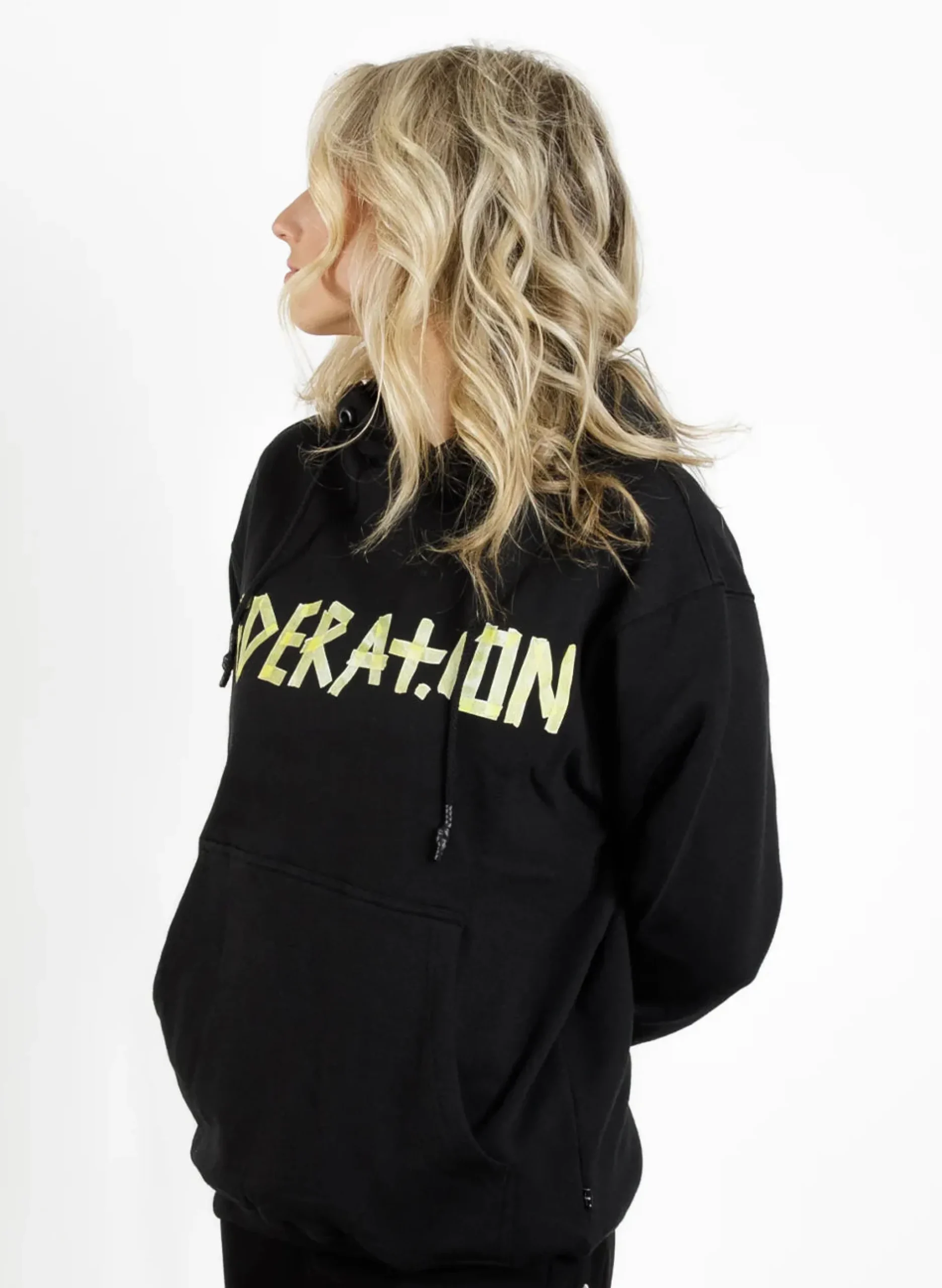 federation__touring_hood__2-2.webp Sweaters & Knitwear-FEDERATION +. TOURING HOOD TAPE BLACK