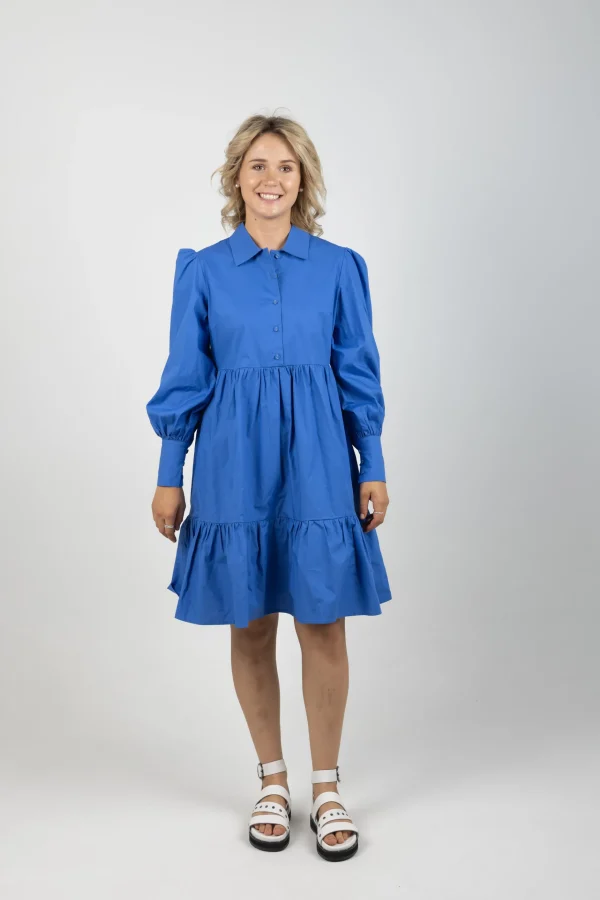 Dresses-FEDERATION +. WISHES DRESS COBALT