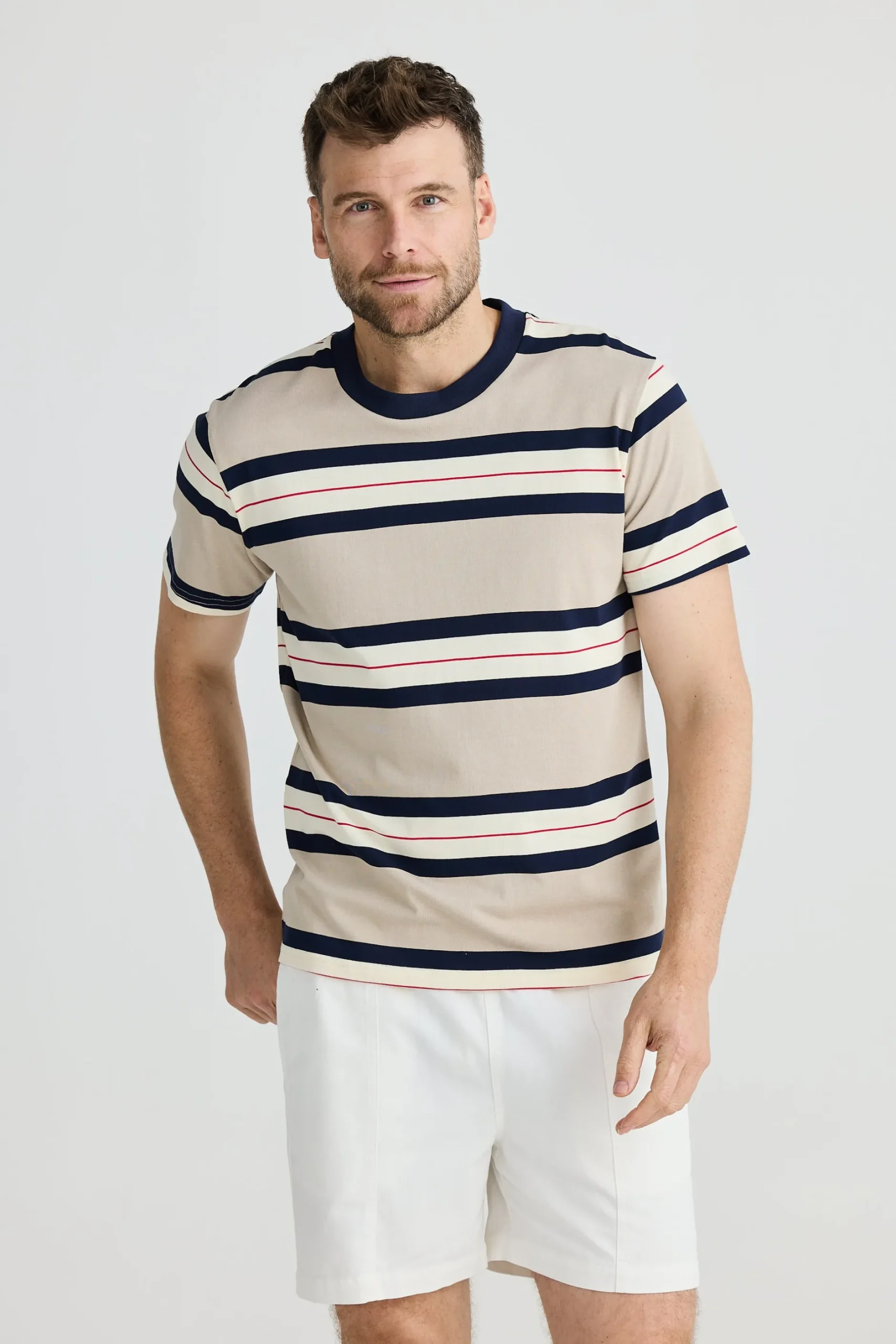 fossick_cambridge_tee_bir_0.webp Tees & Tanks-FOSSICK CAMBRIDGE TEE BIRDIE STRIPE