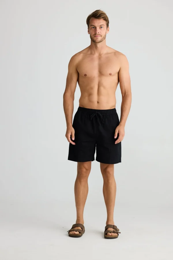 Shorts-FOSSICK COLORADO SHORTS BLACK