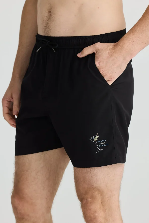 Shorts-FOSSICK DARTMOUTH BOARD SHORT SHAKEN NOT STIRRED