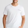 Tees & Tanks-FOSSICK LOGO TEE WHITE
