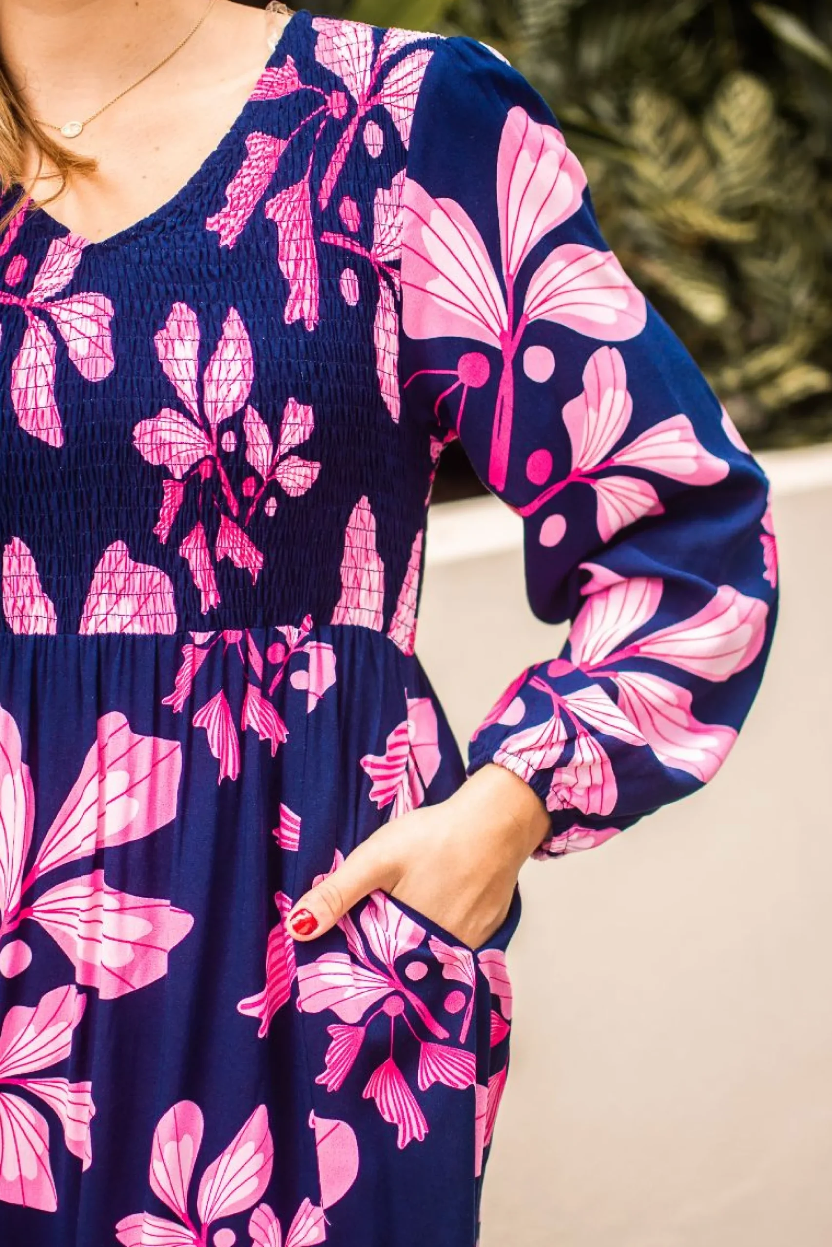 fria_anika_maxi_dress_nav_2.webp Dresses-FRIA ANIKA MAXI DRESS NAVY