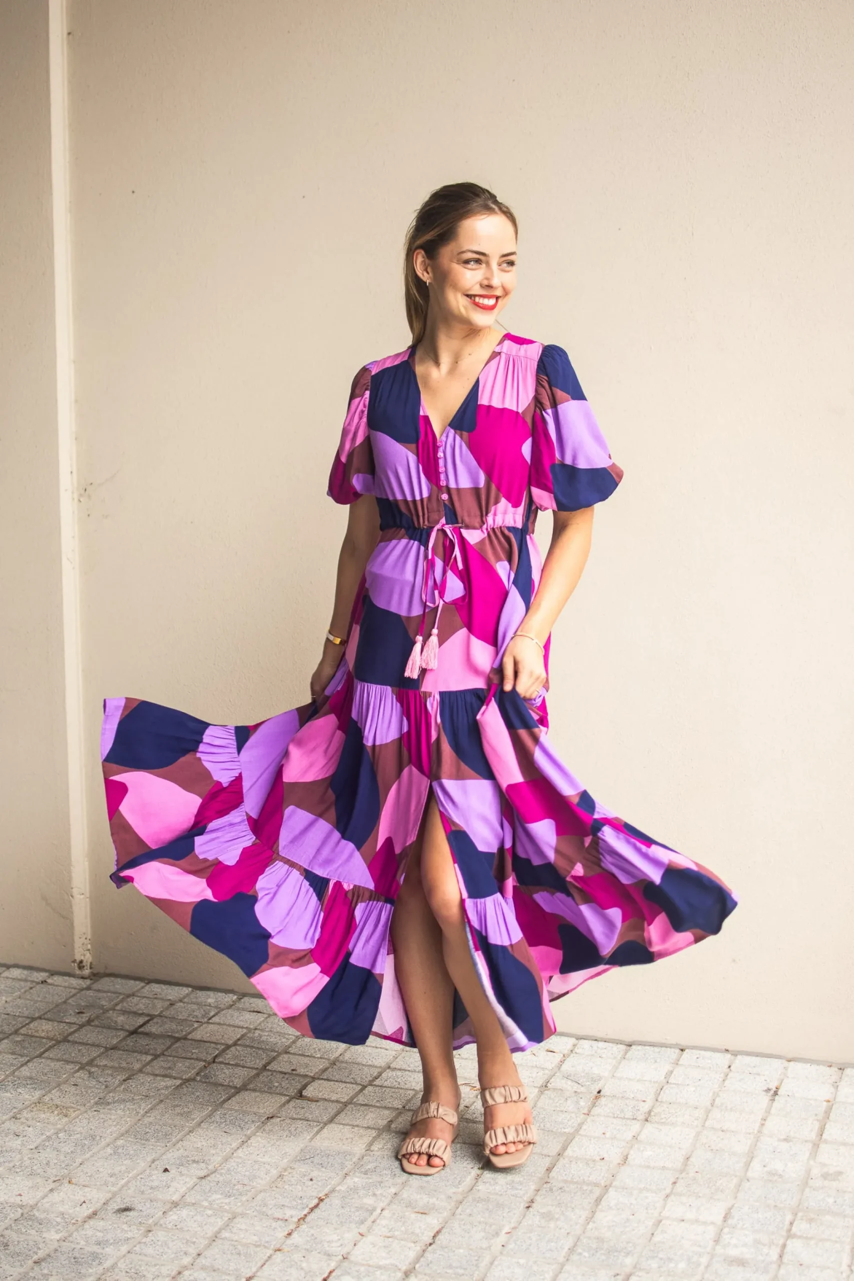 fria_selma_maxi_dress_aer_0.webp Dresses-FRIA SELMA MAXI DRESS AERA NAVY