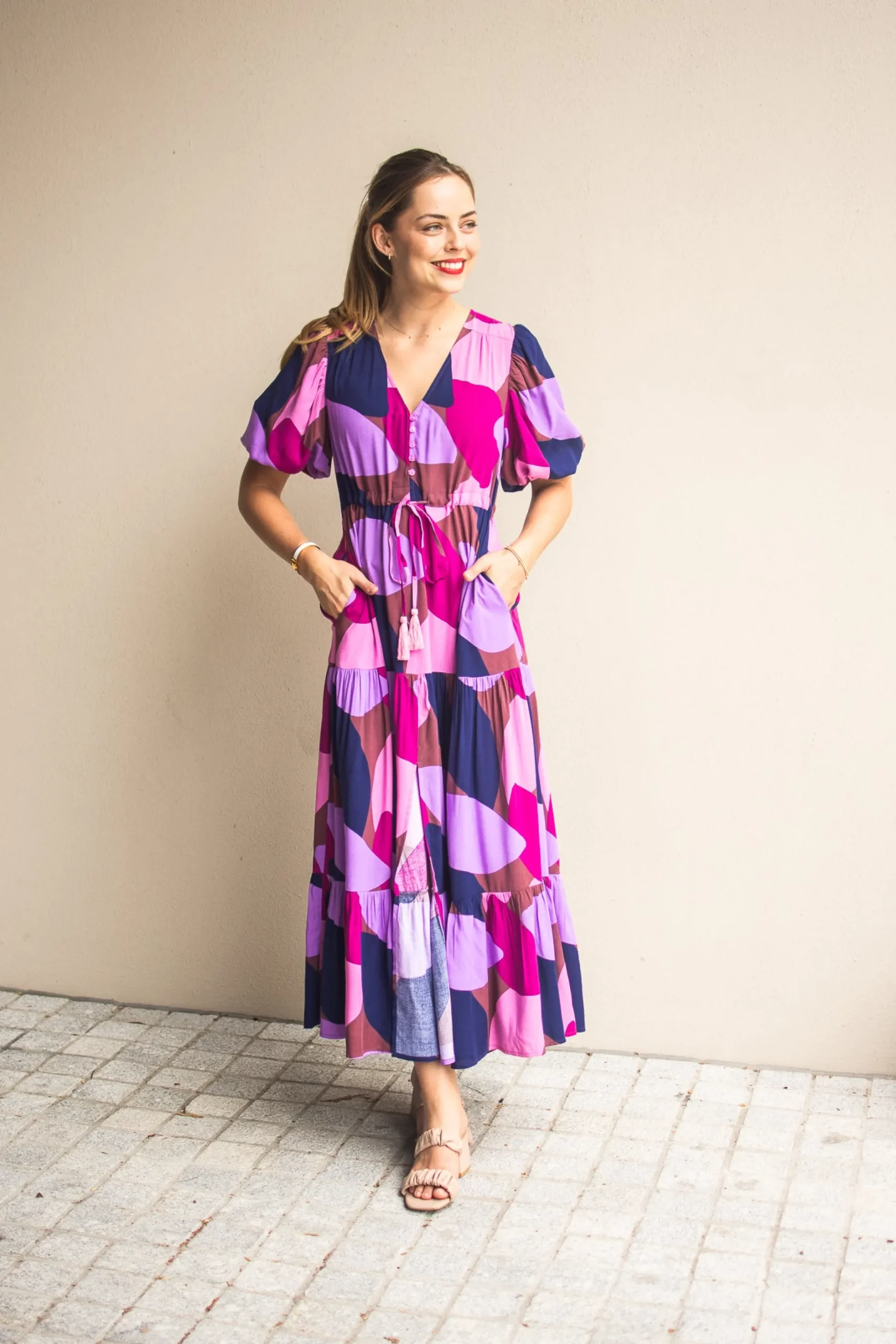 fria_selma_maxi_dress_aer_2.webp Dresses-FRIA SELMA MAXI DRESS AERA NAVY