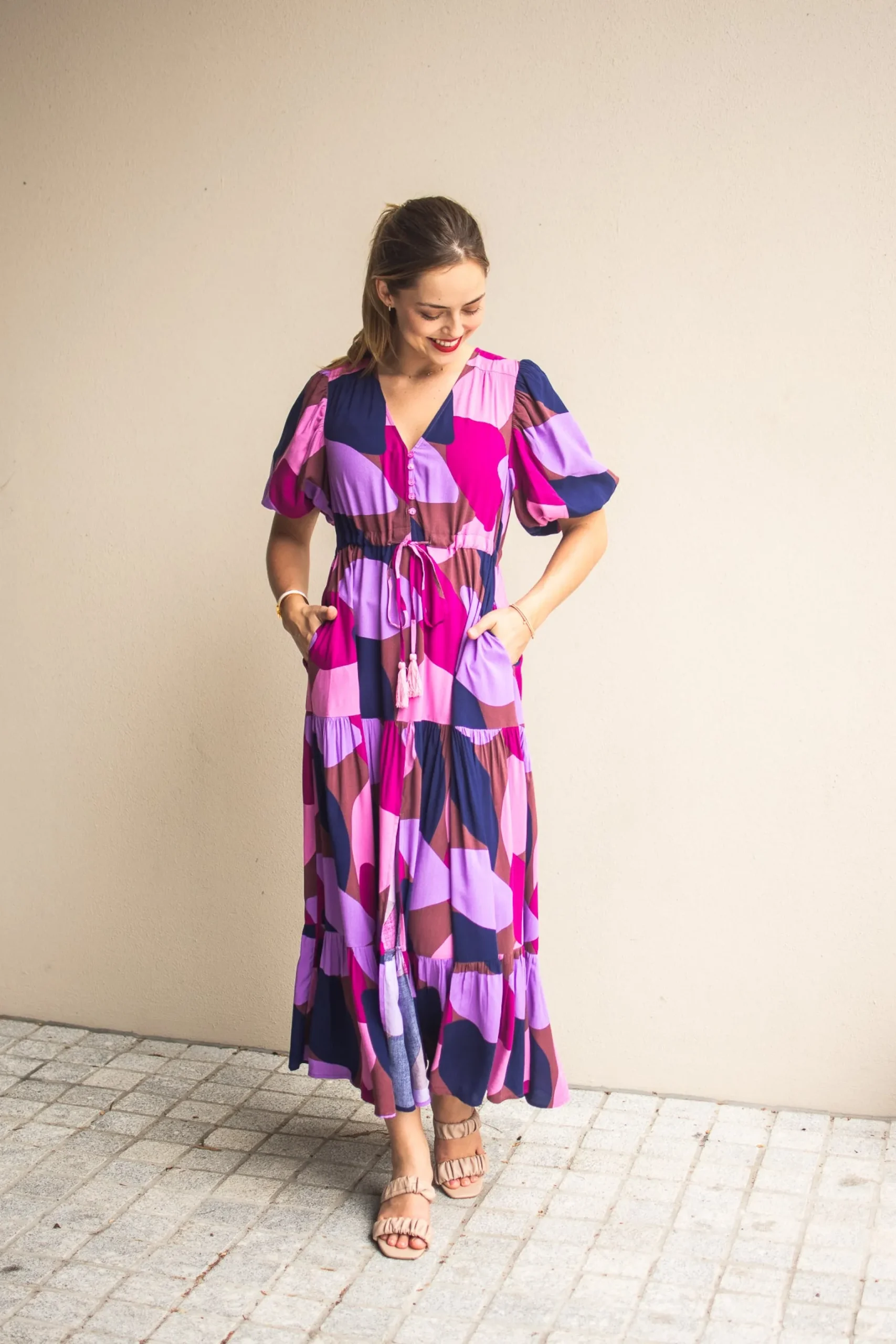 fria_selma_maxi_dress_aer_3.webp Dresses-FRIA SELMA MAXI DRESS AERA NAVY