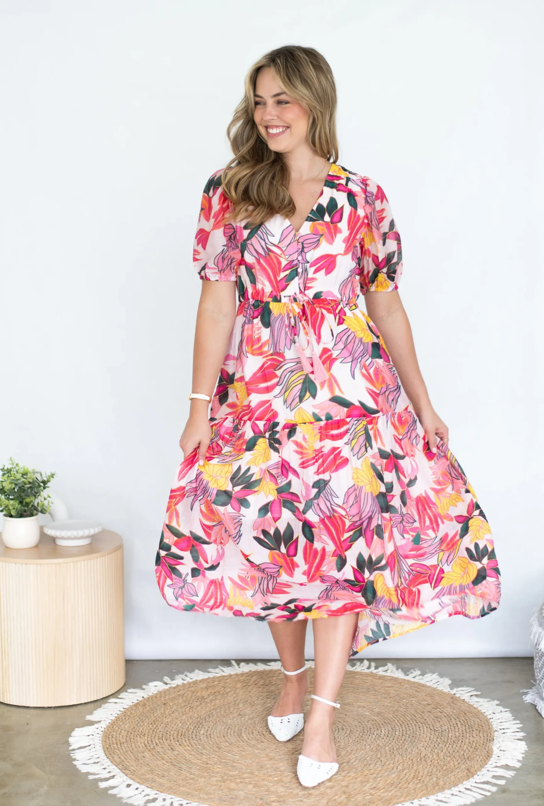 fria_selma_maxi_dress_can_2.webp Dresses-FRIA SELMA MAXI DRESS CANDY FLORAL