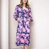 Dresses-FRIA SELMA MAXI DRESS CARA NAVY
