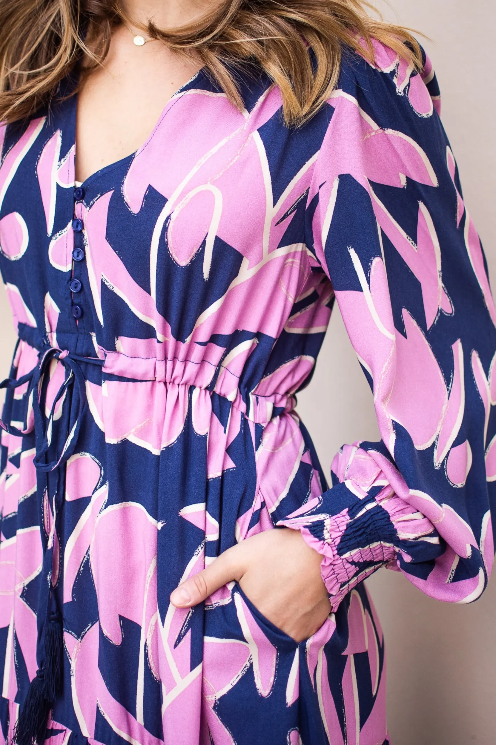 fria_selma_maxi_dress_car_2.webp Dresses-FRIA SELMA MAXI DRESS CARA NAVY