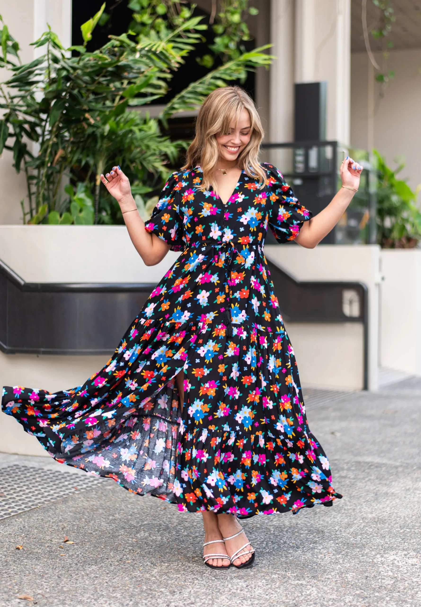 fria_selma_maxi_dress_hap_3.webp Dresses-FRIA SELMA MAXI DRESS HAPPY FLOWERS