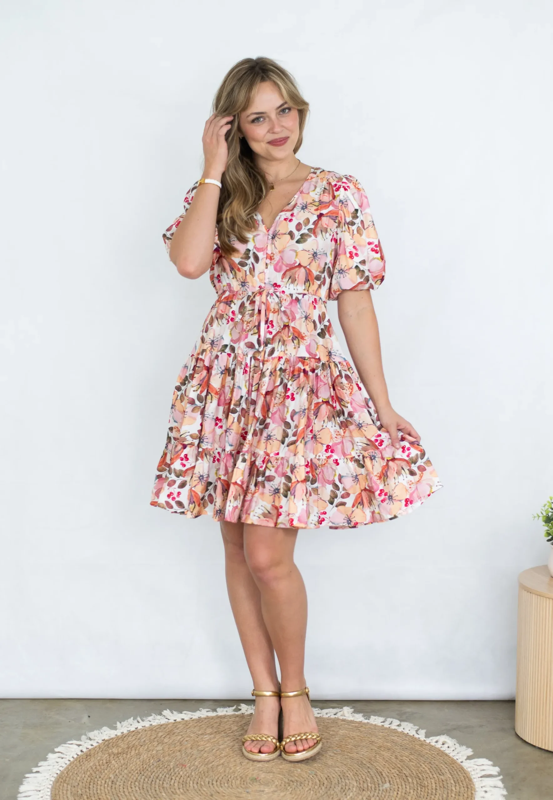 fria_selma_mini_dress_fru_2.webp Dresses-FRIA SELMA MINI DRESS FRUITFUL BLOOMS