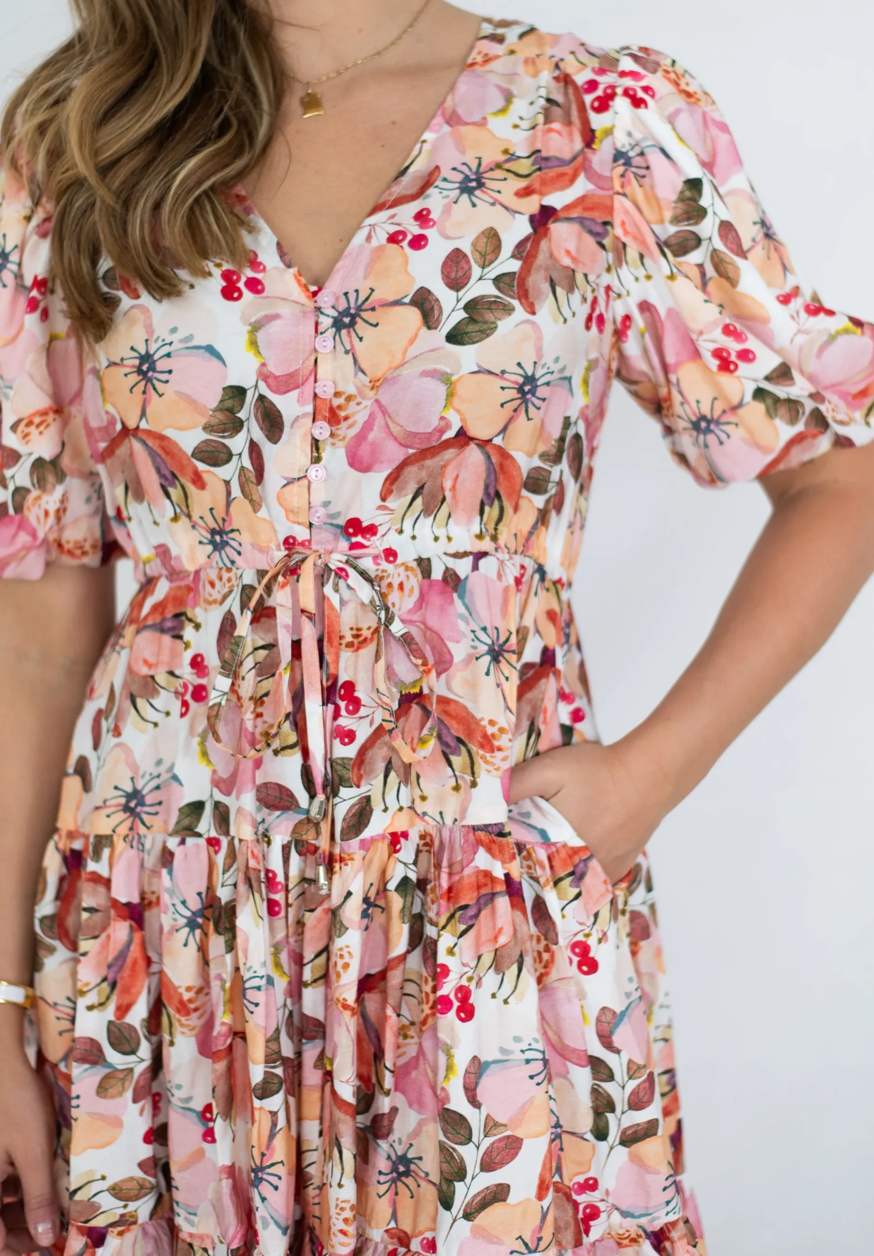 fria_selma_mini_dress_fru_4.webp Dresses-FRIA SELMA MINI DRESS FRUITFUL BLOOMS