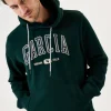Sweaters & Knitwear-GARCIA BARCELONA HOODIE PINE