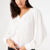 Shirts & Tops-GARCIA BLOUSE PORCELAIN