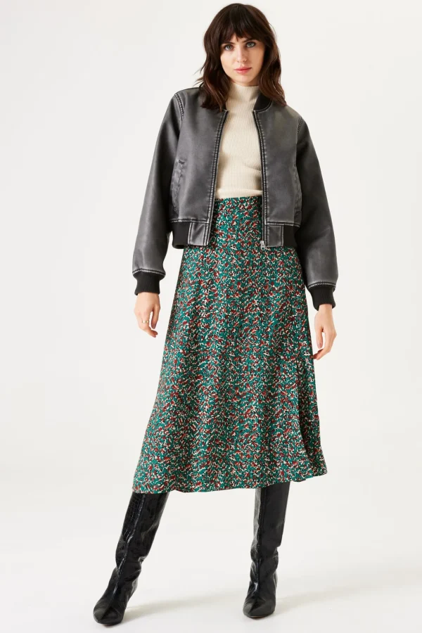 Shirts & Tops-GARCIA BOMBER JACKET WASHED BLACK