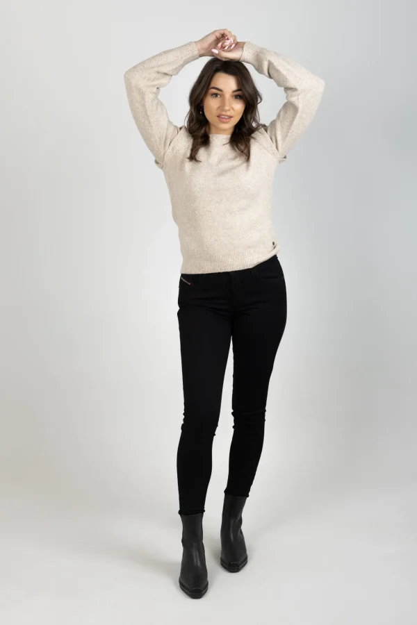 Sweaters & Knitwear-GARCIA CARMEN KNIT BEIGE
