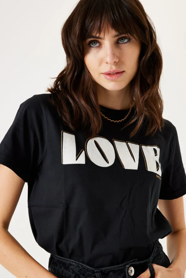 Tees & Tanks-GARCIA CORE LOVE TEE BLACK