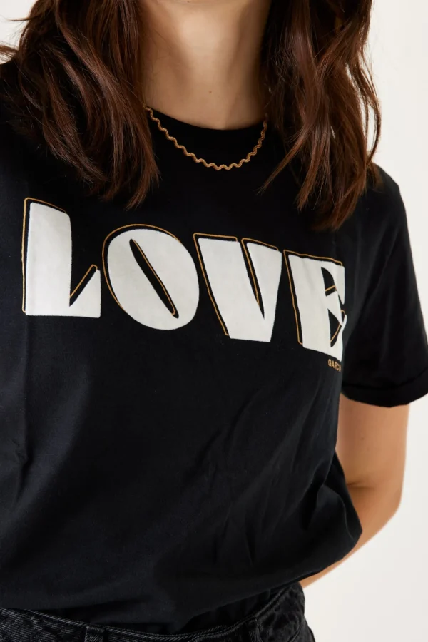 Tees & Tanks-GARCIA CORE LOVE TEE BLACK
