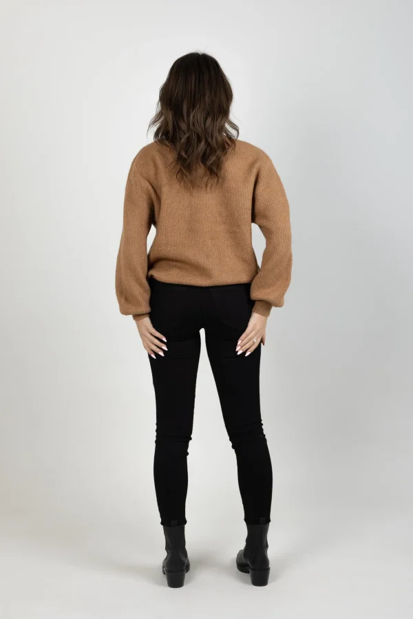 Sweaters & Knitwear-GARCIA ELENA KNIT TOFFEE