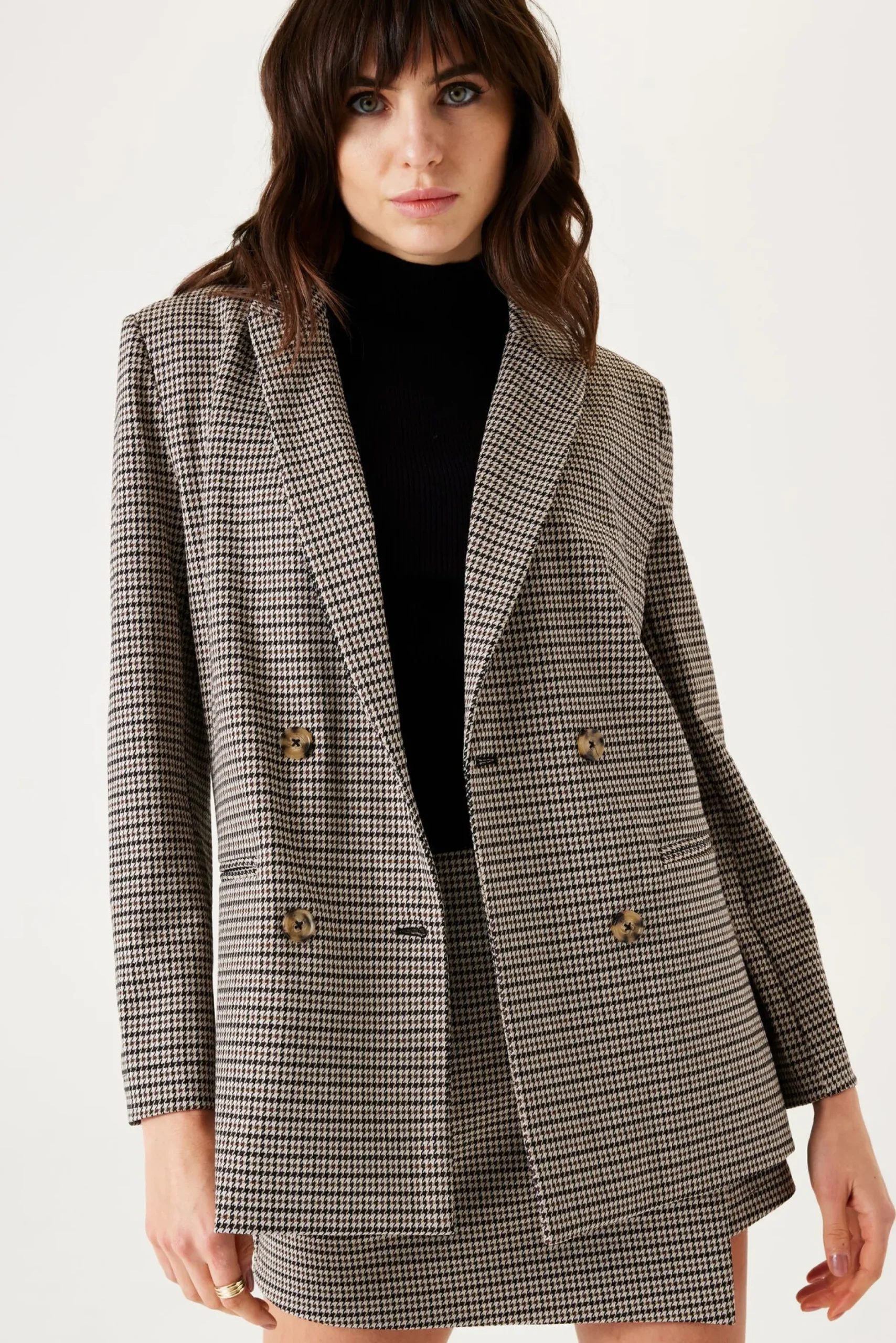 garcia_houndstooth_blazer_0.webp Coats & Jackets-GARCIA HOUNDS-TOOTH BLAZER BLACK
