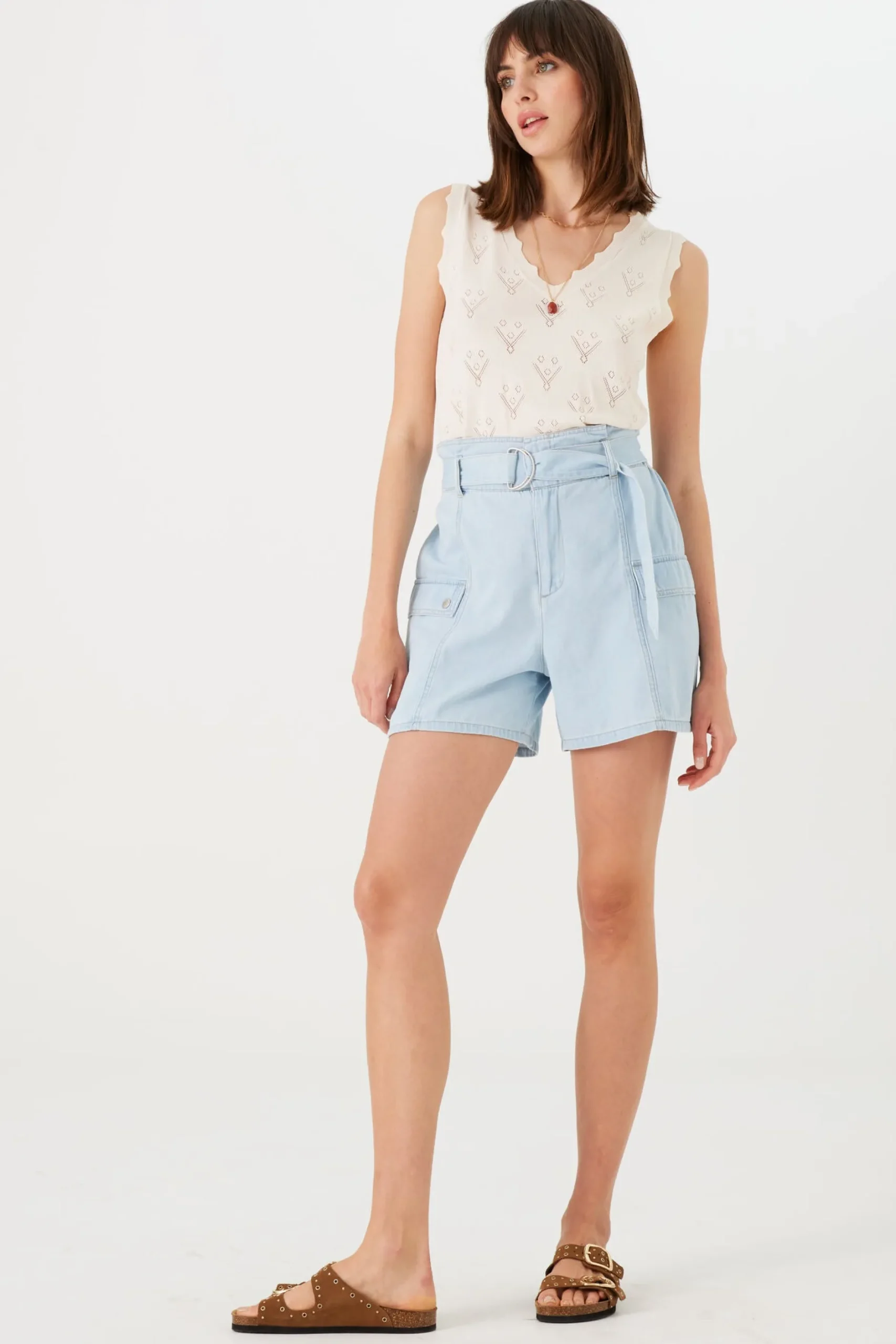 garcia_lace_detail_knit_t_1.webp Tees & Tanks-GARCIA LACE DETAIL KNIT TANK OFF WHITE
