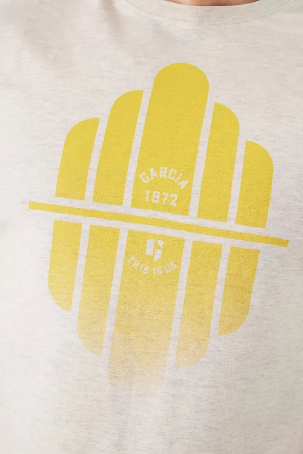 Tees & Tanks-GARCIA LOGO T-SHIRT GREY