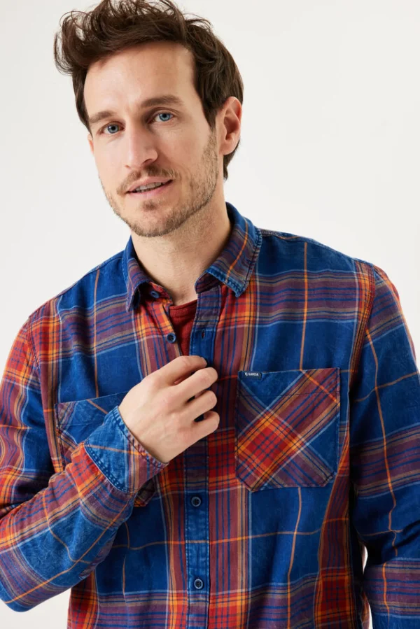 Shirts-GARCIA MARCO SHIRT PLAID