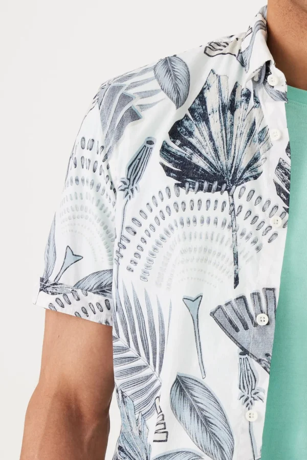 Shirts-GARCIA PALMS PARTY SHIRT WHITE