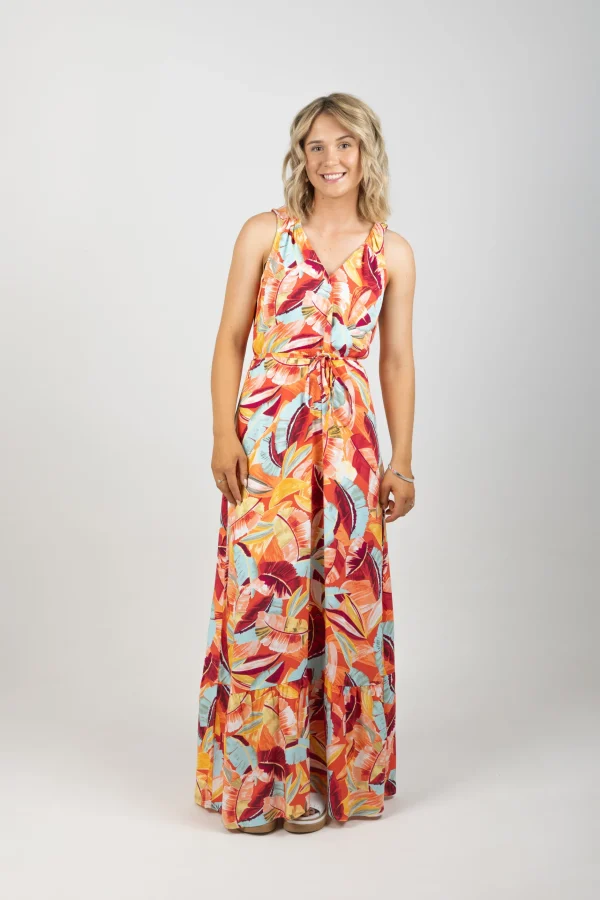 Dresses-GARCIA PAPAYA MAXI TANK DRESS