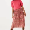 Skirts-GARCIA PLEATED SKIRT LUSH PRINT