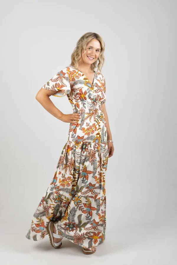 Dresses-GARCIA PRINT GARDEN DRESS