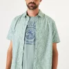 Shirts-GARCIA PRINT PARTY SHIRT SAGE