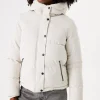 Coats & Jackets-GARCIA PUFFER JACKET OFF WHITE
