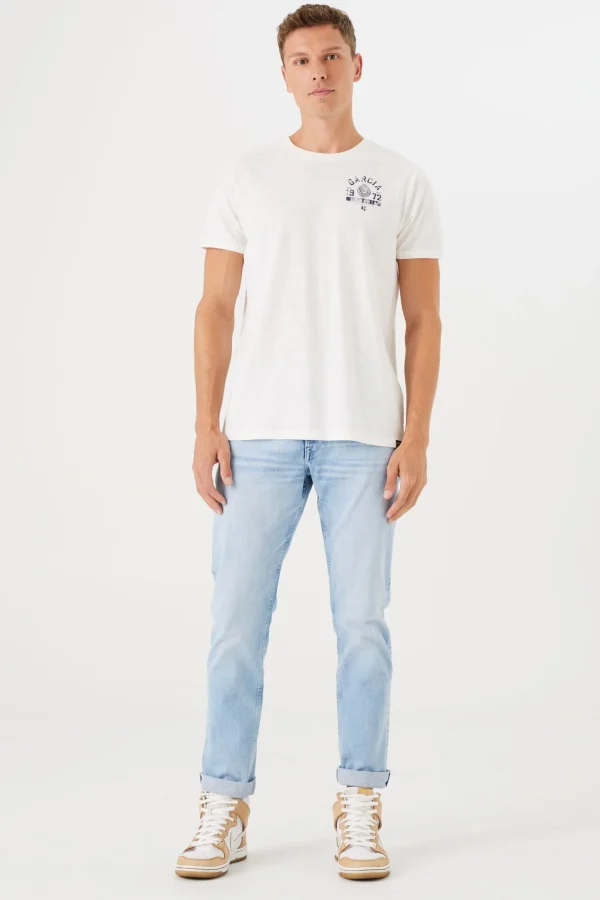Denim-GARCIA ROCKO 690 JEAN BLEACHED