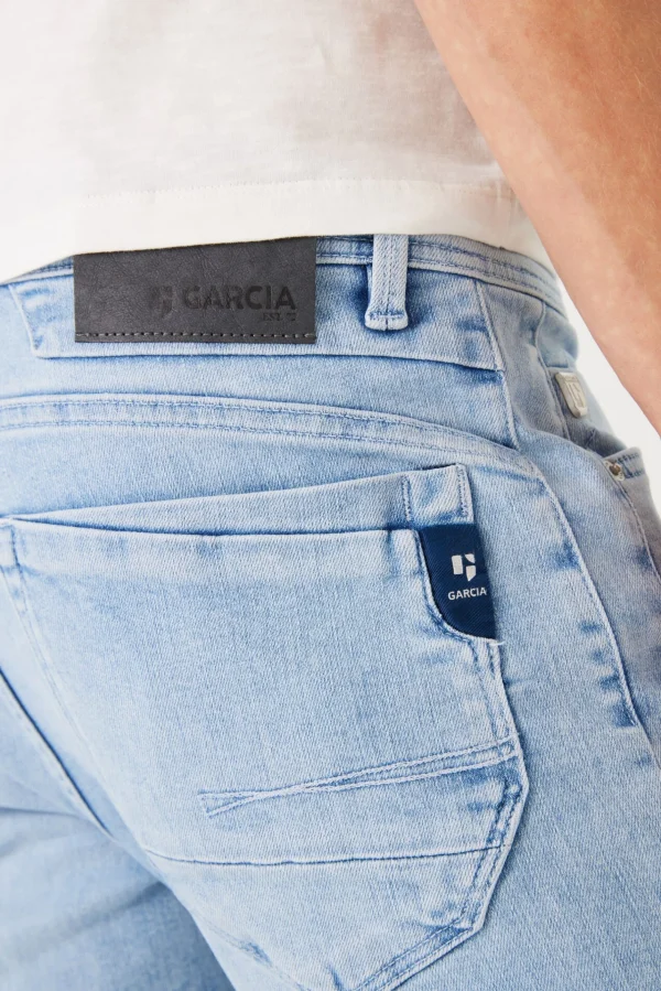 Denim-GARCIA ROCKO 690 JEAN BLEACHED