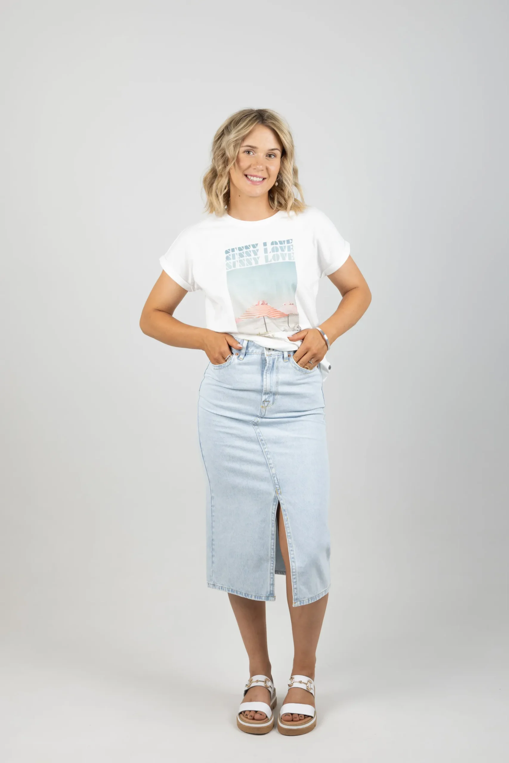 garcia_sunny_love_tee_off_1.webp Tees & Tanks-GARCIA SUNNY LOVE TEE OFF WHITE