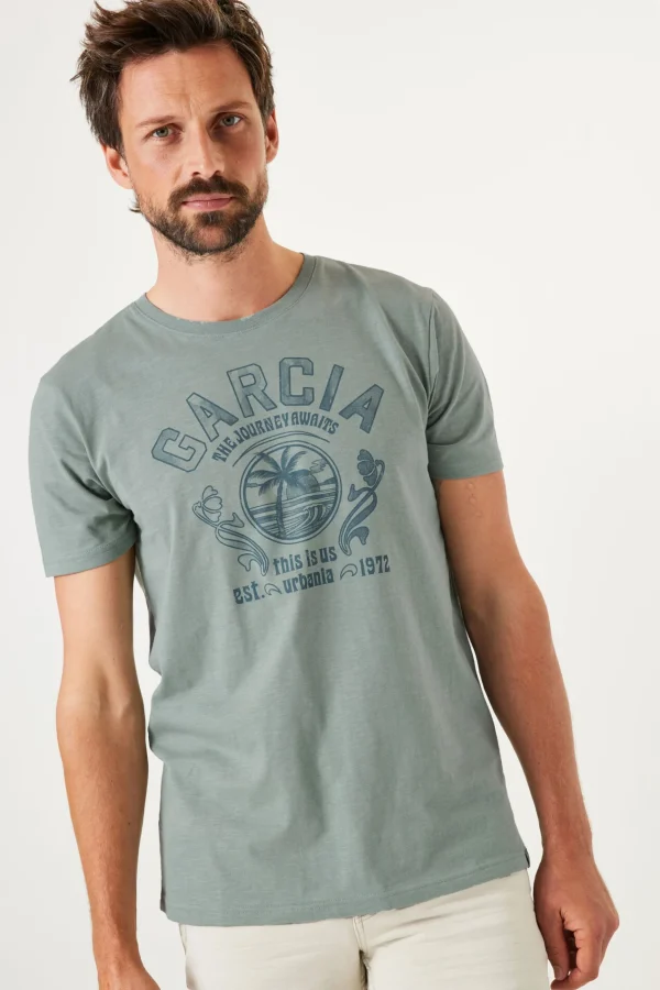 Tees & Tanks-GARCIA THIS IS US T-SHIRT SAGE
