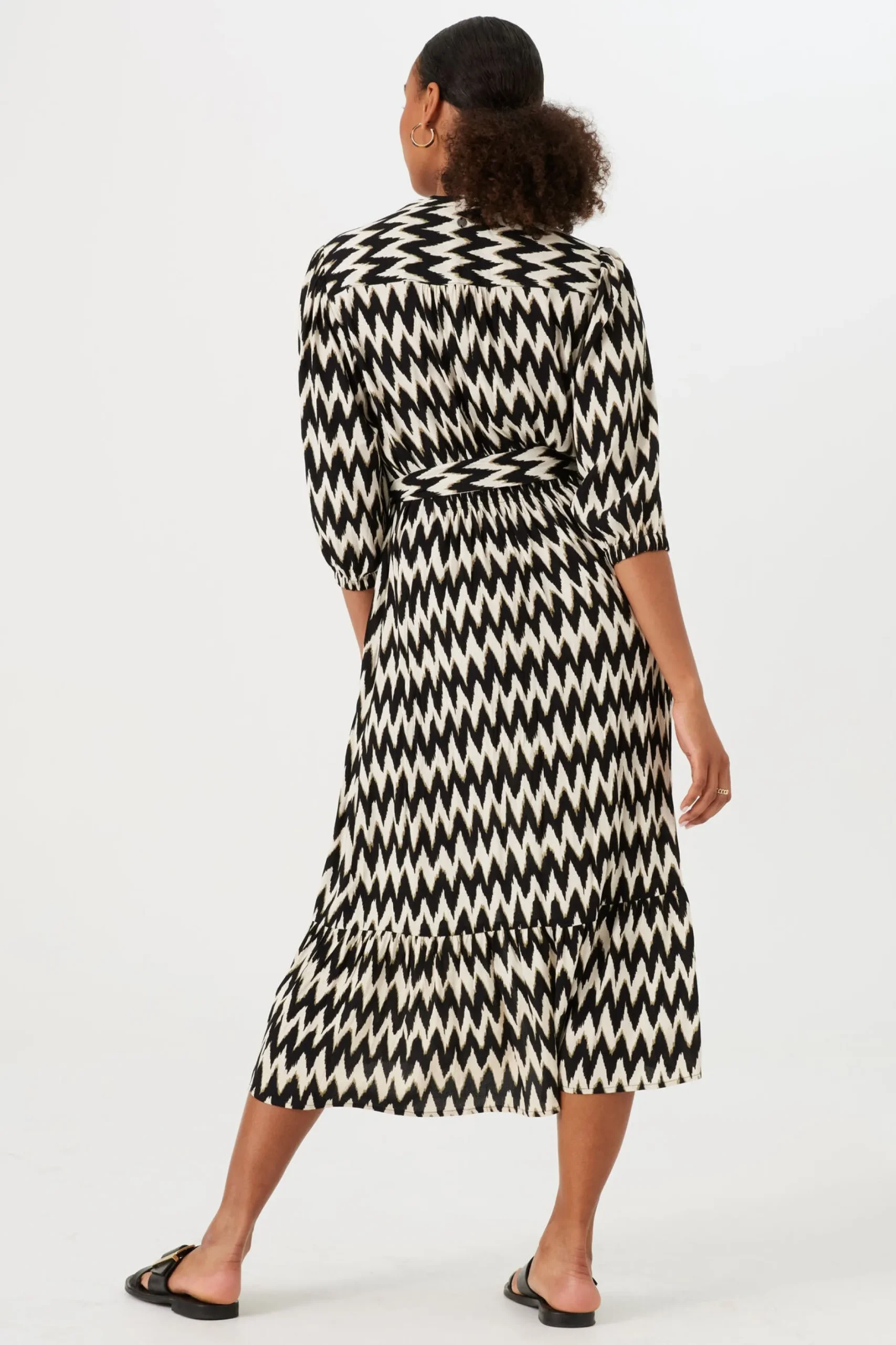 garcia_zig_zag_dress_blac_2.webp Dresses-GARCIA ZIG ZAG DRESS BLACK