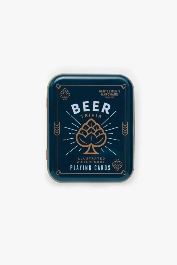 Gifts-GENTLEMEN'S HARDWARE BEEER TRIVIA PLAYING CARDS